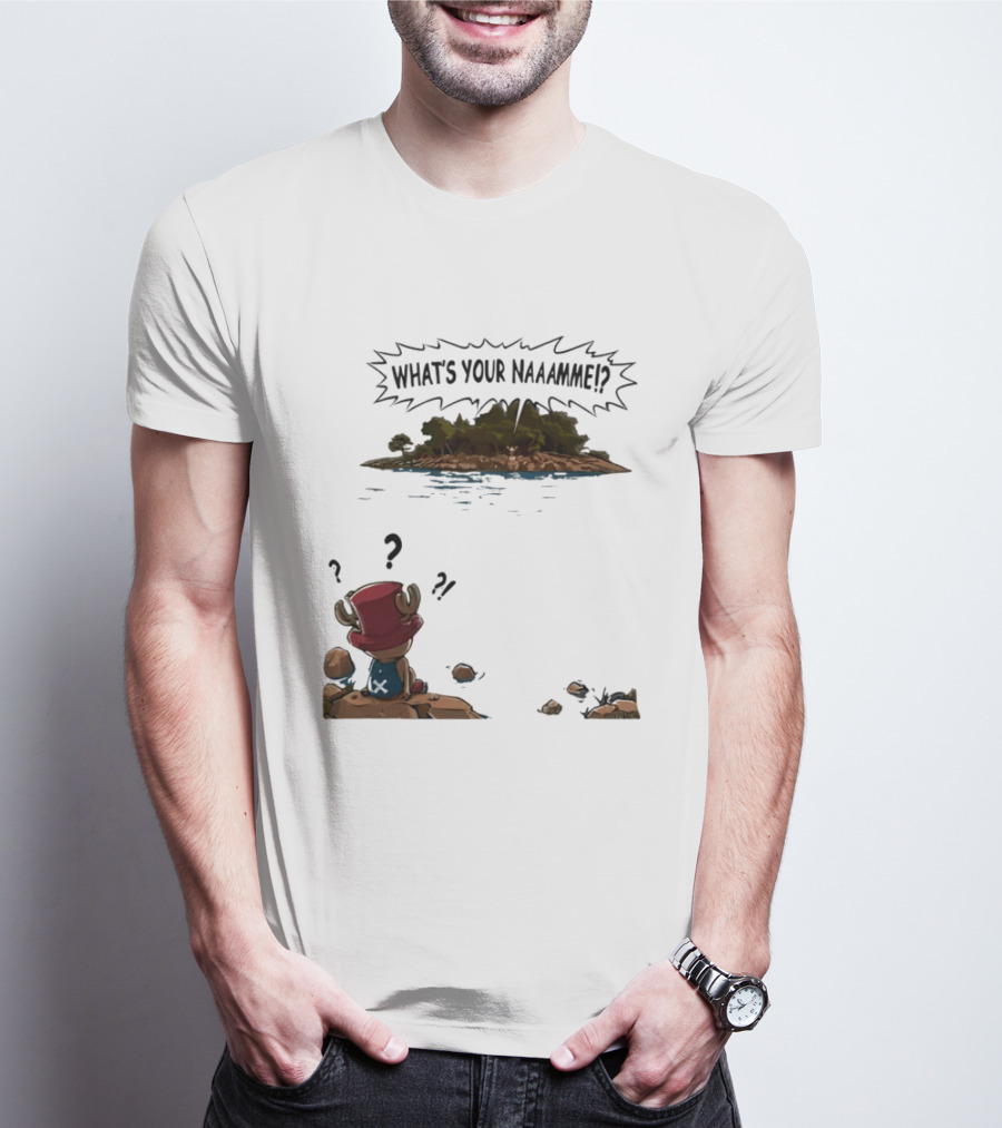 Tony Tony Chopper What's Your Name Island Question Marks T-Shirt