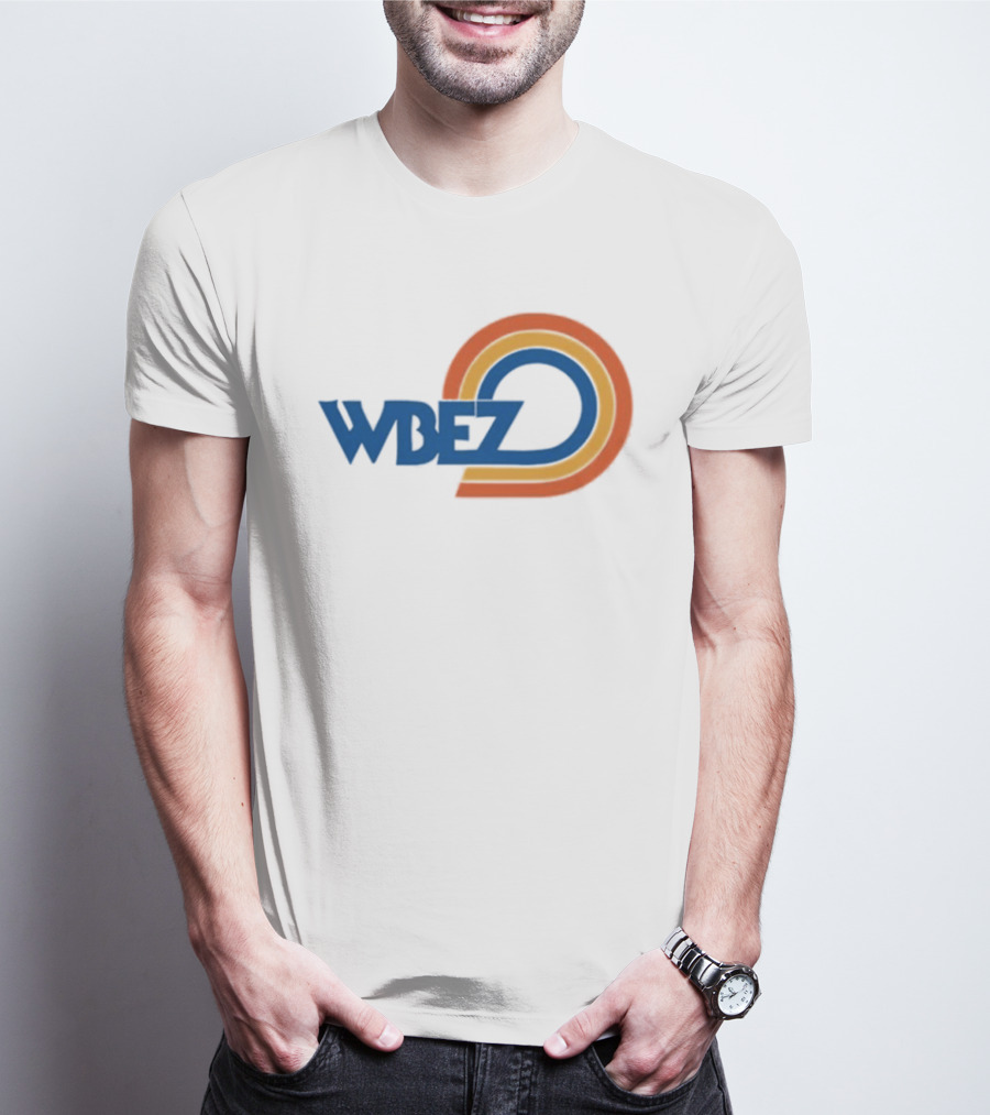 WBEZ Retro Bold Multicolor Circular T-Shirt