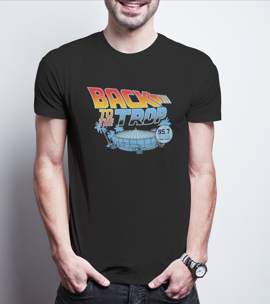 Back To The Trop Tampa Bay Rays 95.7 WDAE Tropicana Field Palms T-Shirt