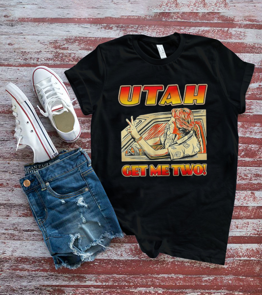 Utah Get Me Two Vintage Movie Car Scene T-Shirt