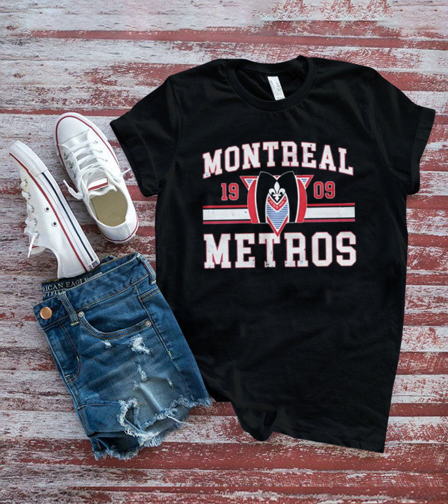 Montreal Metros 1909 Team Rivalry Hollander T-Shirt