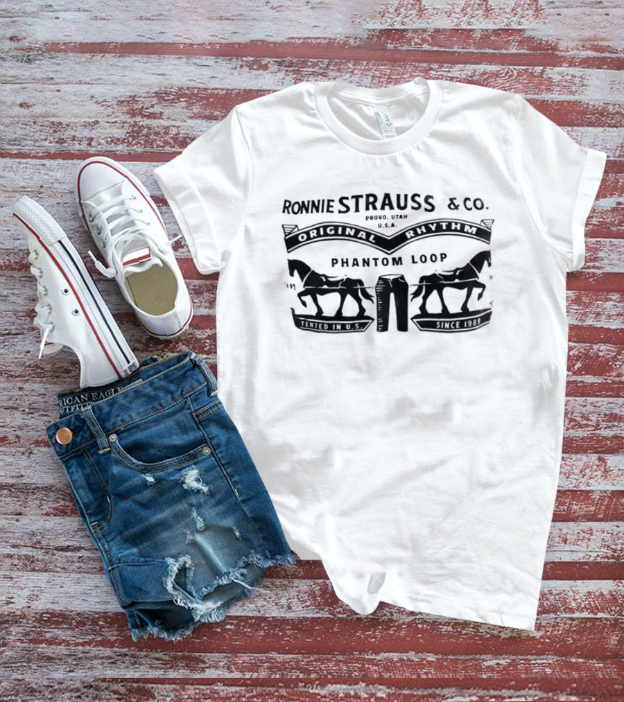 Ronnie Strauss & Co Original Rhythm Phantom Loop Provo Utah USA T-Shirt