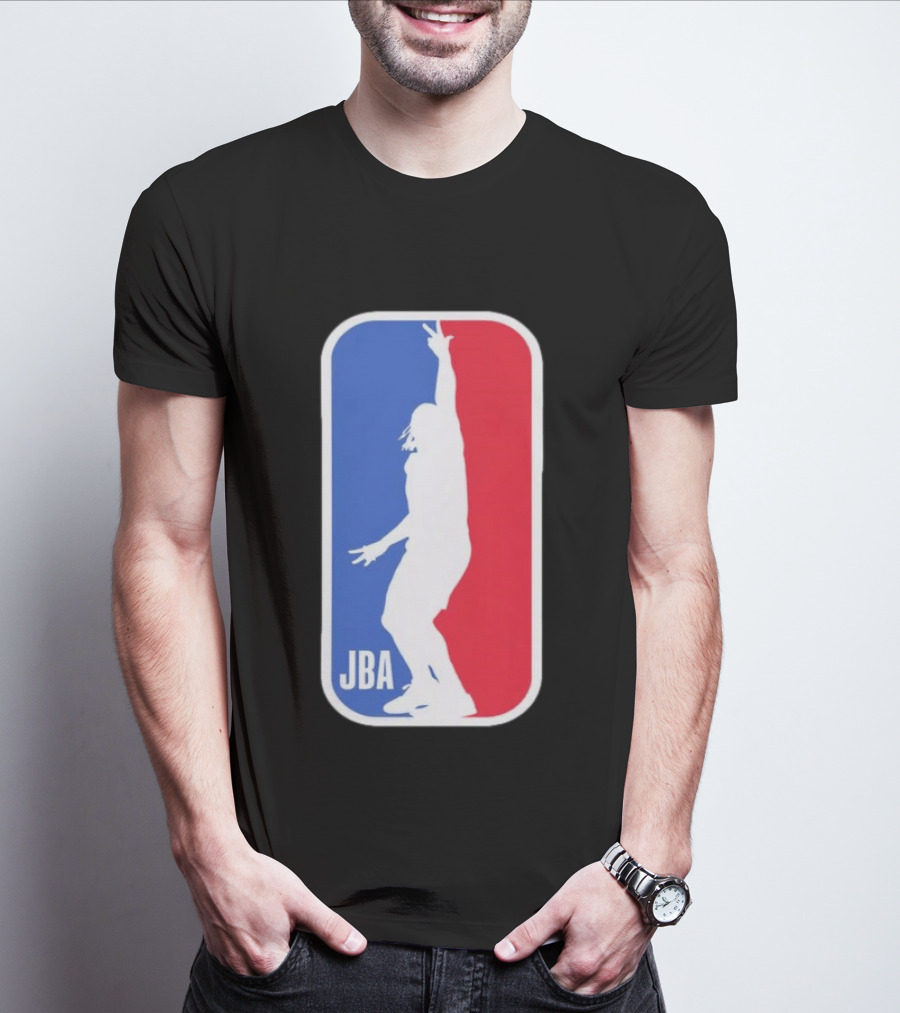 Jalen Brunson Association JBA Red And Blue T-Shirt