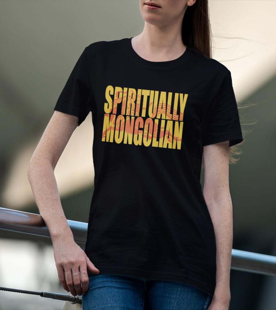 Spiritually Mongolian Traditional Motifs T-Shirt