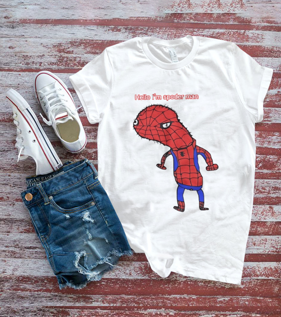 Hello I'm Spoderman Spiderman T-Shirt