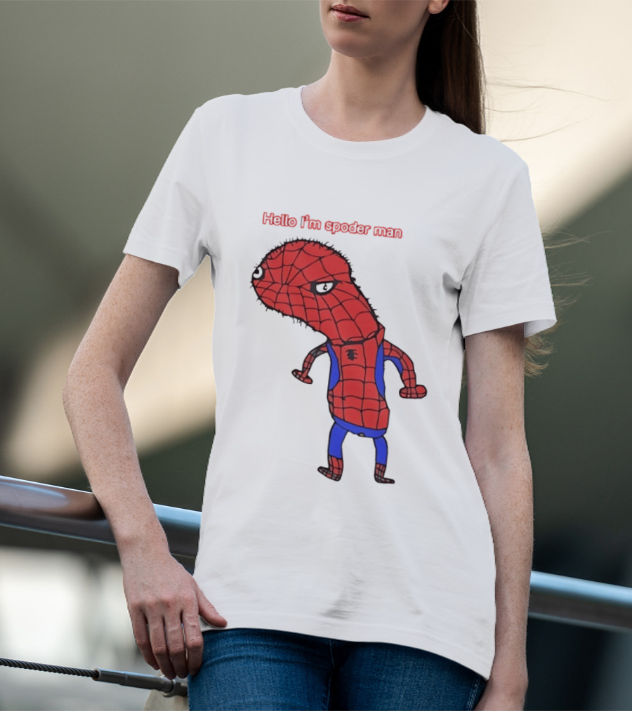 Hello I'm Spoderman Spiderman T-Shirt