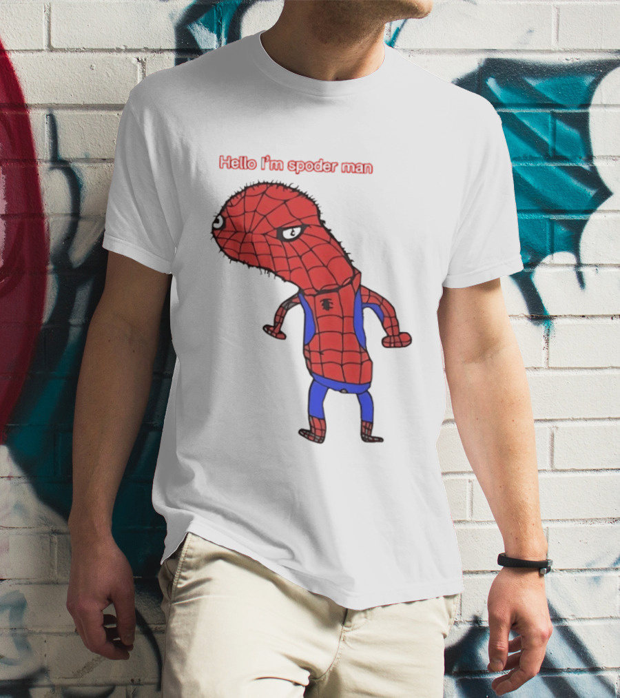 Hello I'm Spoderman Spiderman T-Shirt