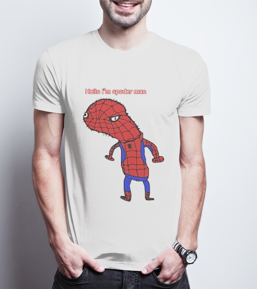 Hello I'm Spoderman Spiderman T-Shirt