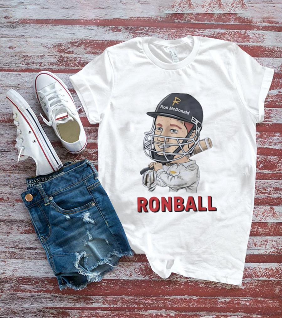 Ron McDonald Cricket Ronball Travis Head T-Shirt