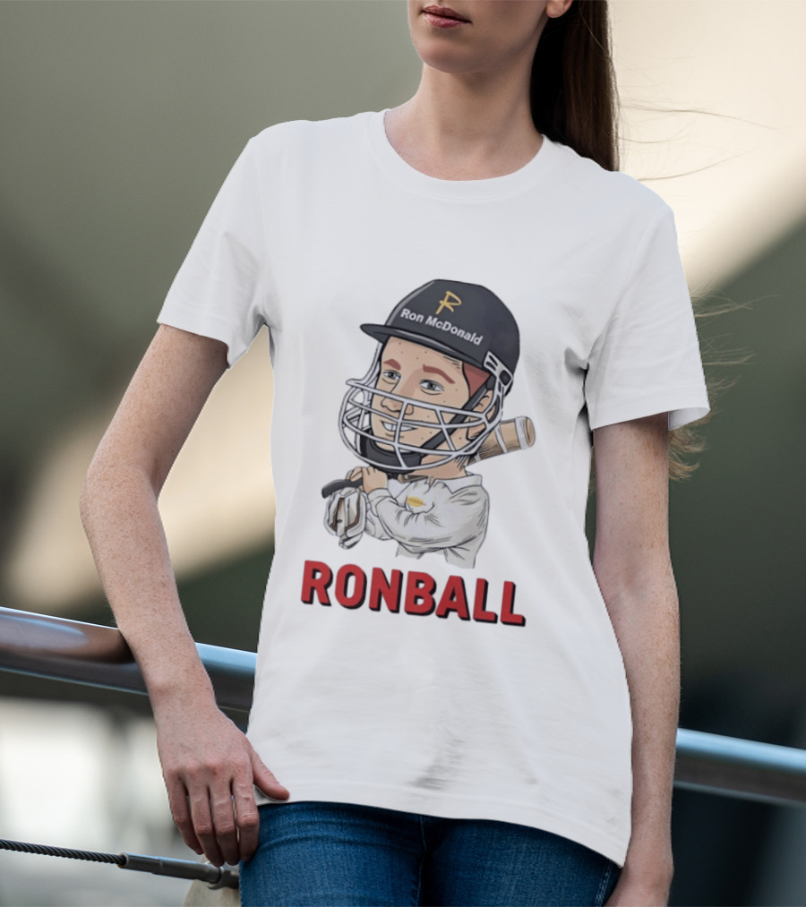Ron McDonald Cricket Ronball Travis Head T-Shirt