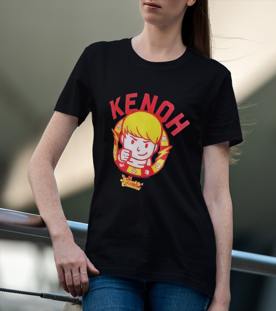 KENOH Chibi Boxer Punch Channel T-Shirt