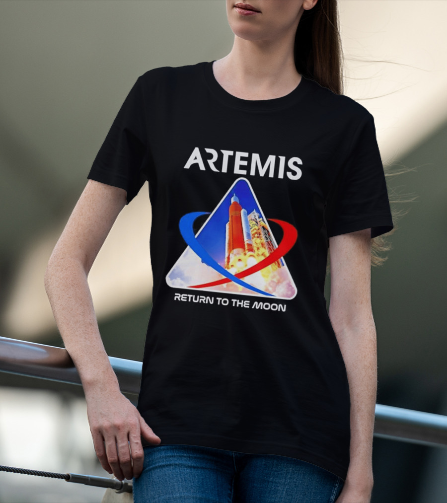NASA Artemis Return To The Moon Enthusiast Launch Exploration T-Shirt