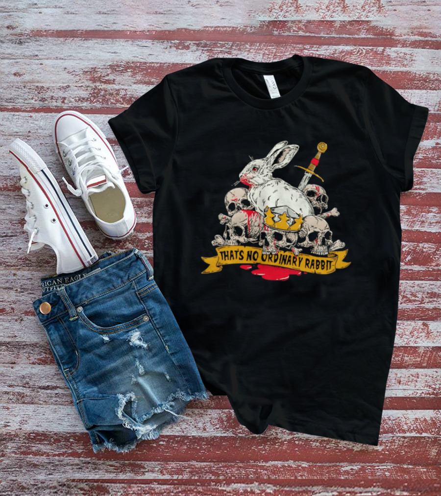 That's No Ordinary Rabbit Skulls Sword Crown T-Shirt