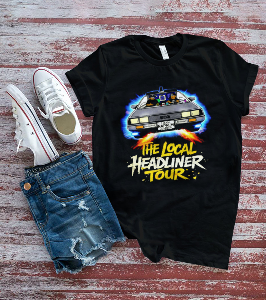 The Local Headliner Tour 80s Iconic Car Adventure T-Shirt