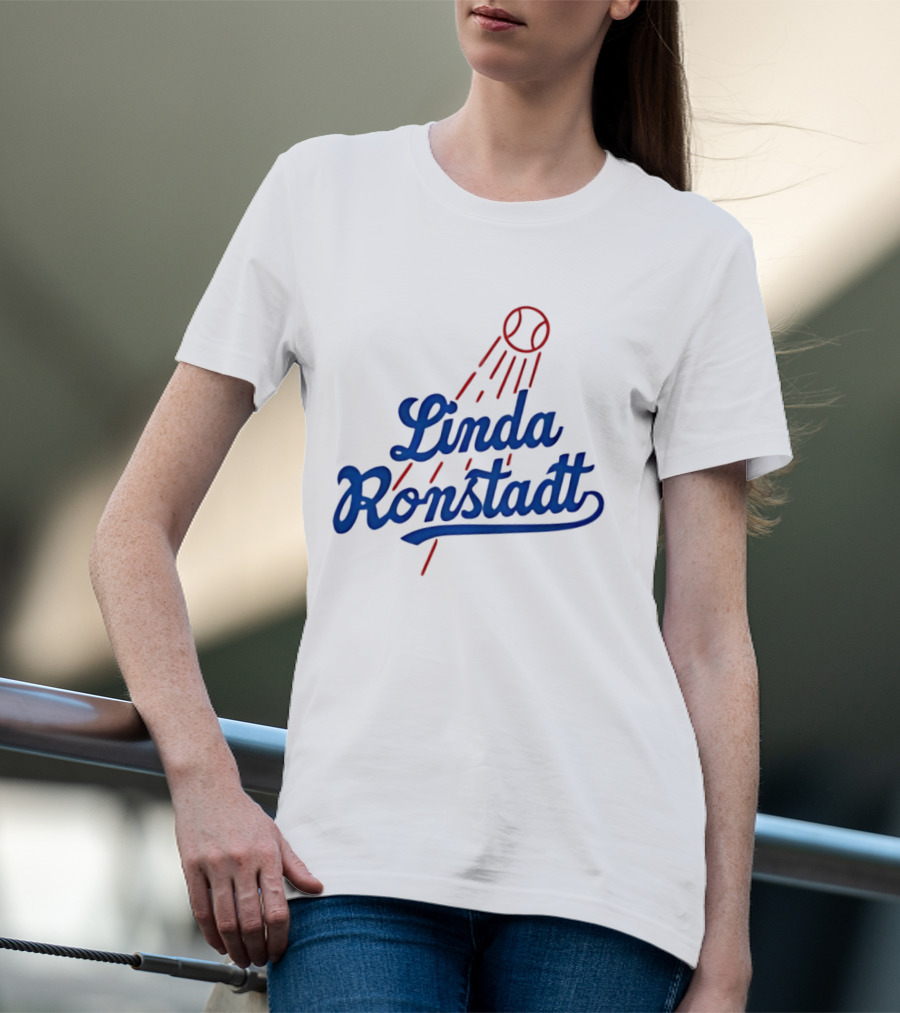 Linda Ronstadt Baseball Tribute Los Angeles T-Shirt