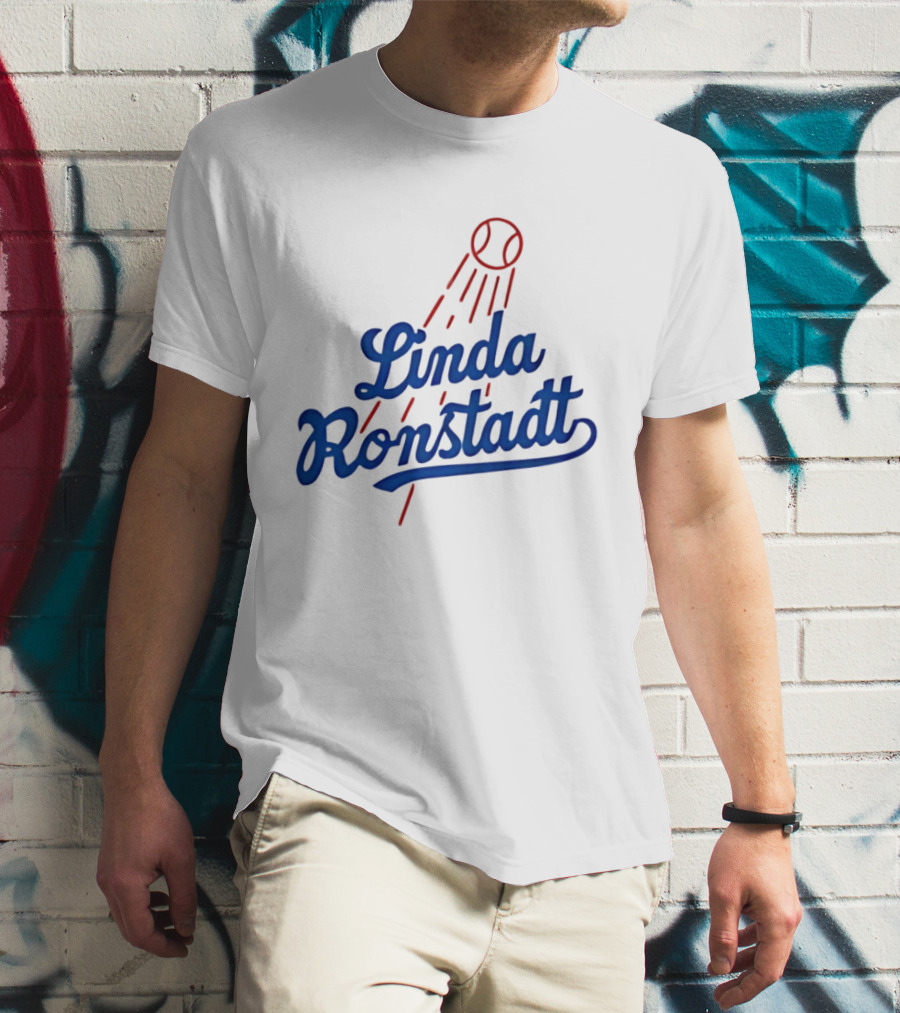 Linda Ronstadt Baseball Tribute Los Angeles T-Shirt
