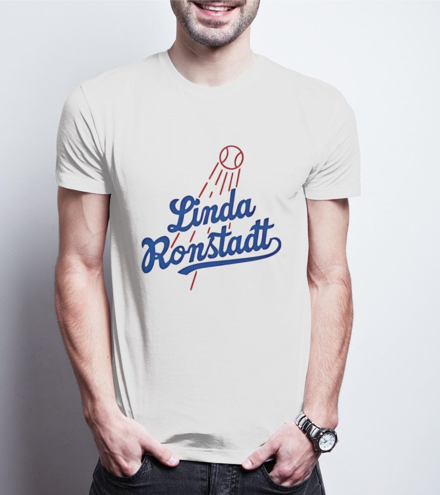Linda Ronstadt Baseball Tribute Los Angeles T-Shirt