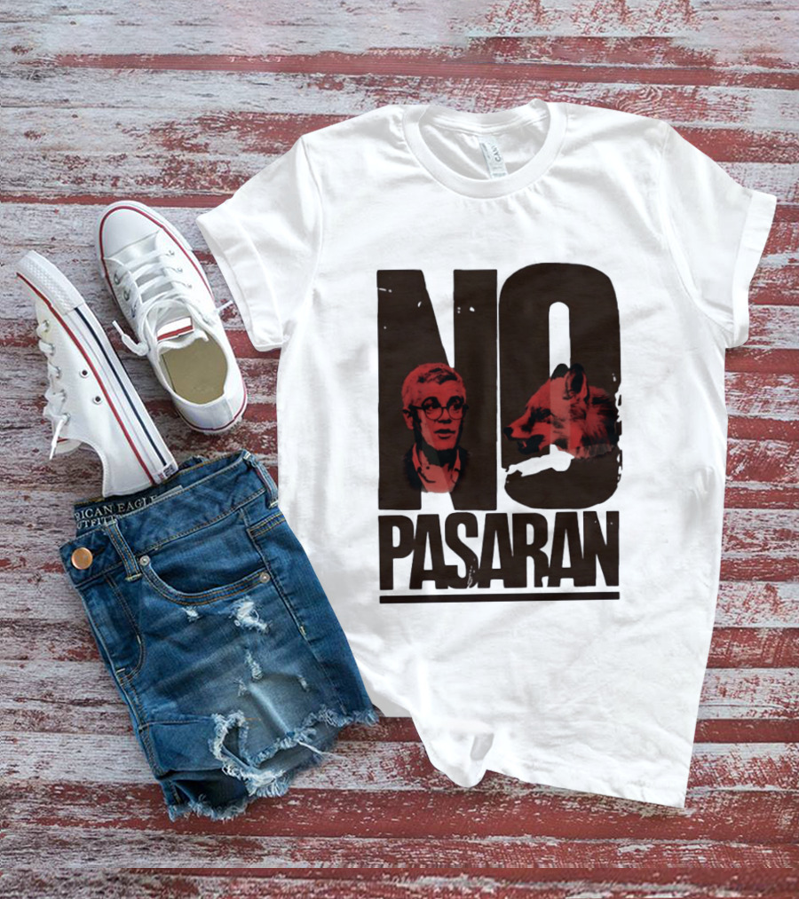 No Pasaran Wolf And Man T-Shirt