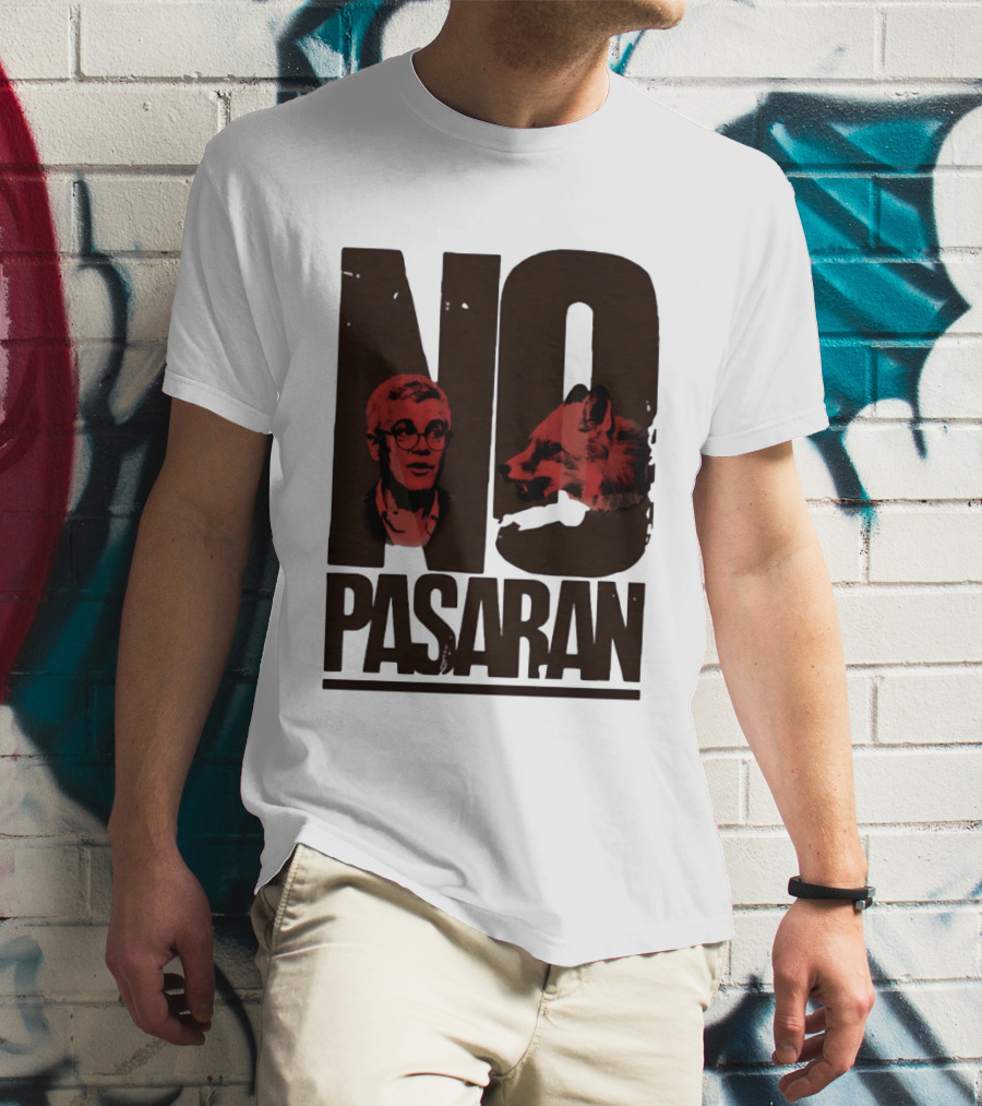 No Pasaran Wolf And Man T-Shirt
