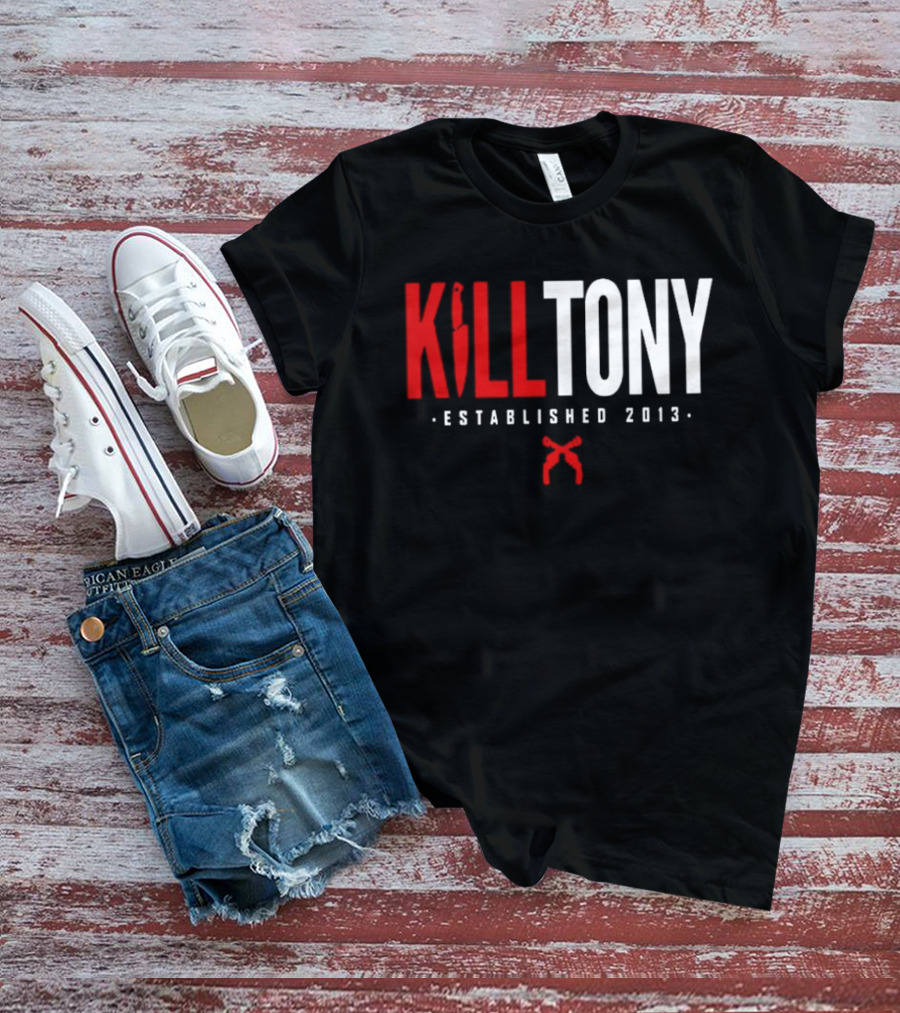 Kill Tony Established 2013 Knife Microphone T-Shirt