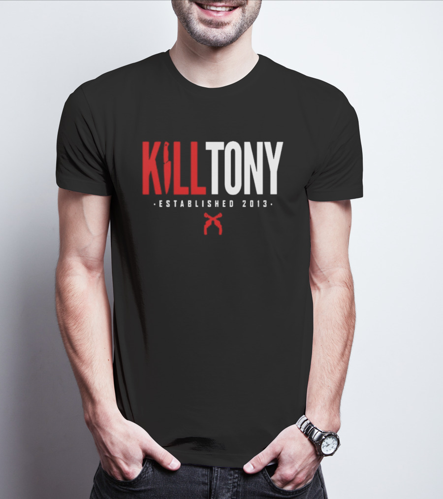 Kill Tony Established 2013 Knife Microphone T-Shirt
