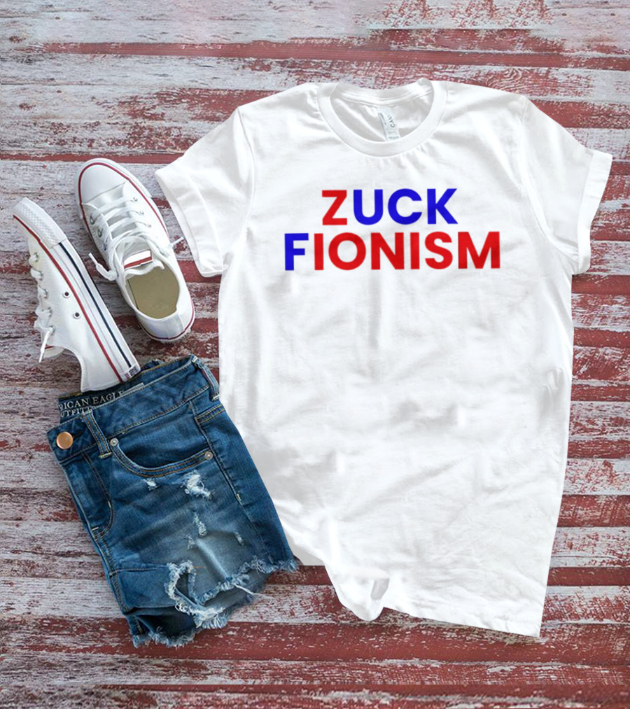 F*** Zuck Fionism Blue Red T-Shirt