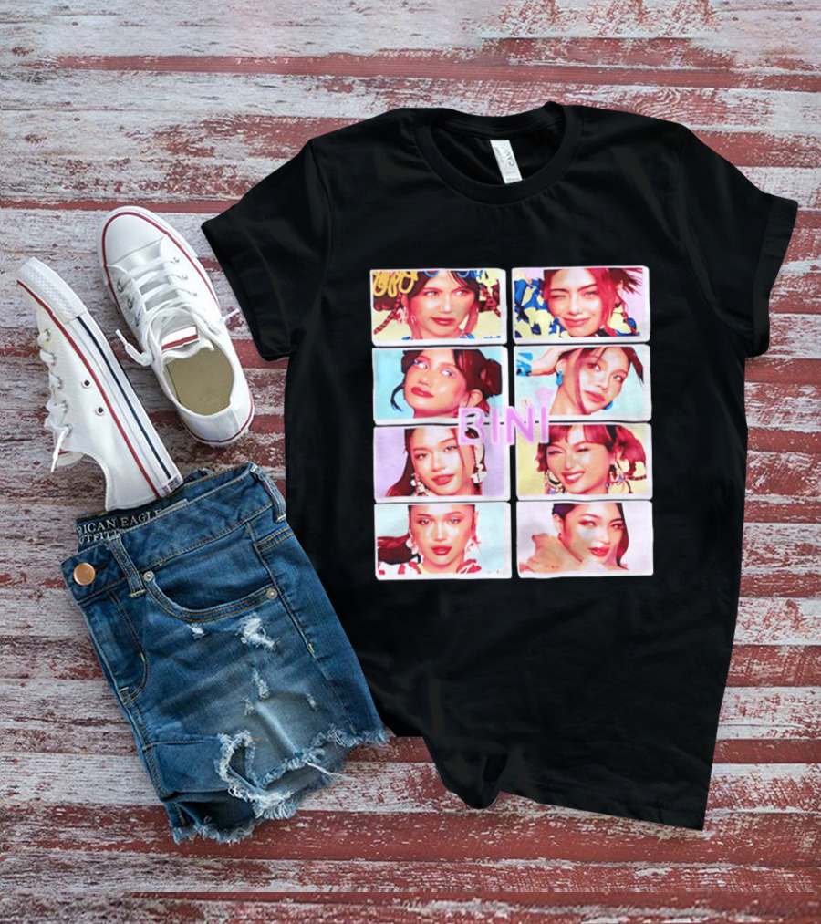 BINI Grid Style P Pop Group Philippines T-Shirt
