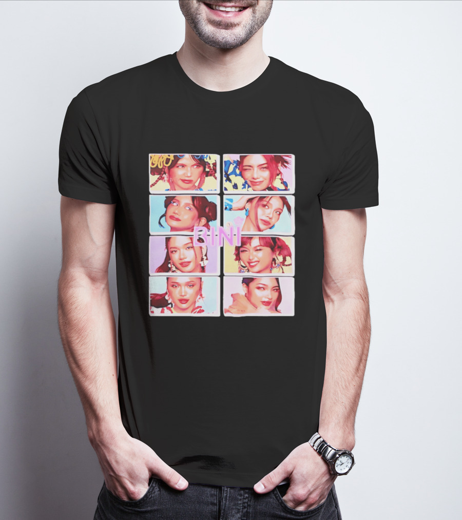 BINI Grid Style P Pop Group Philippines T-Shirt