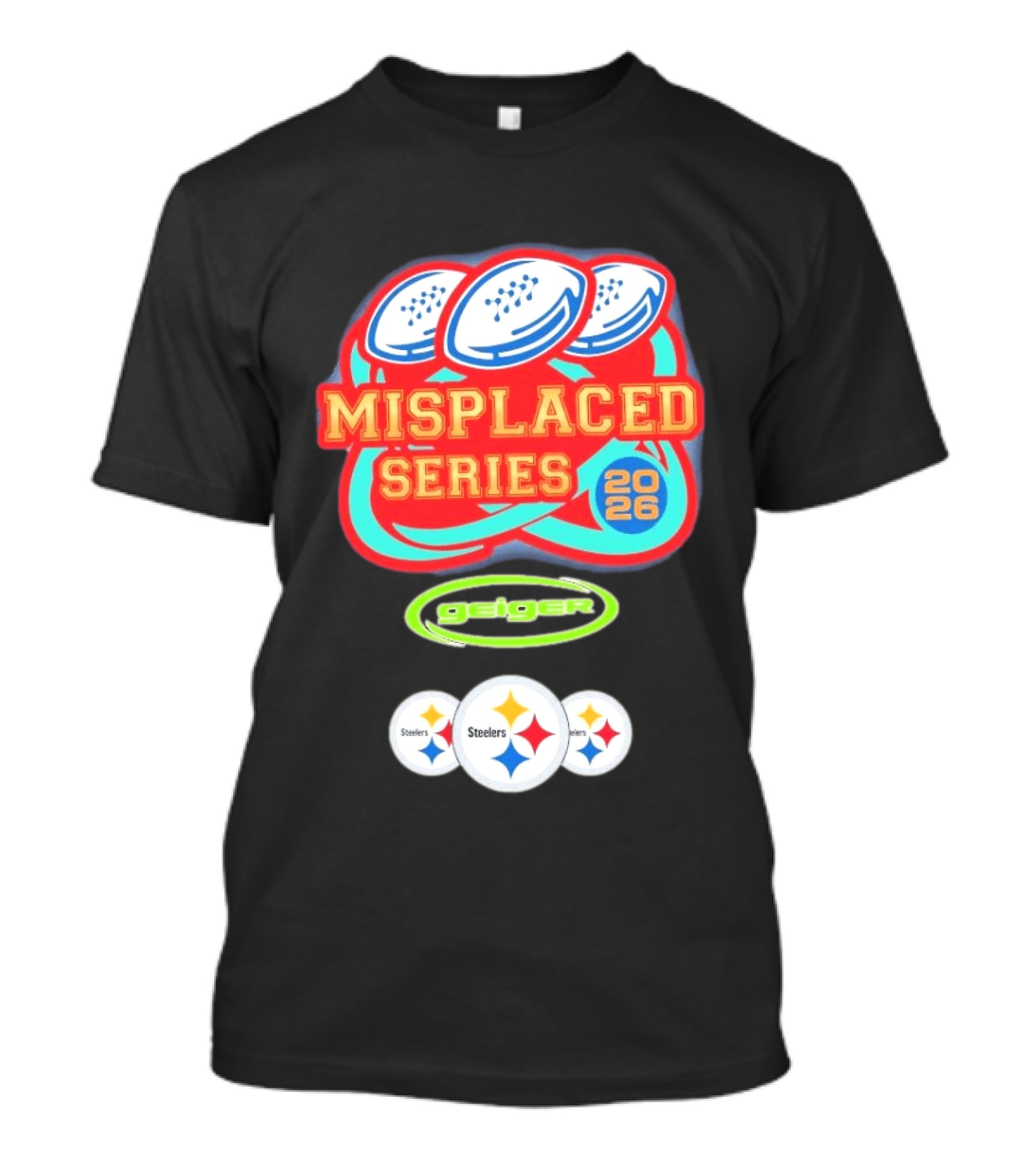 Steelers Misplaced Series 2026 Geiger T-Shirt