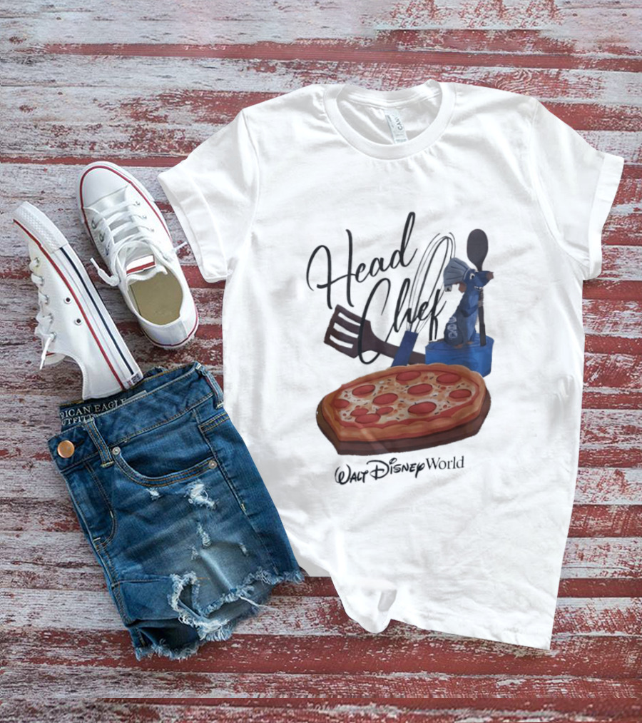 Head Chef Ratatouille Pizza Walt Disney World T-Shirt