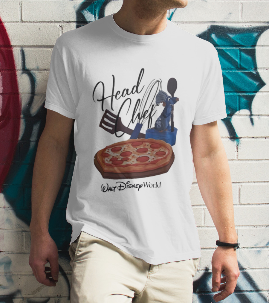 Head Chef Ratatouille Pizza Walt Disney World T-Shirt