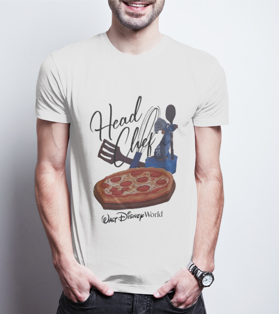 Head Chef Ratatouille Pizza Walt Disney World T-Shirt