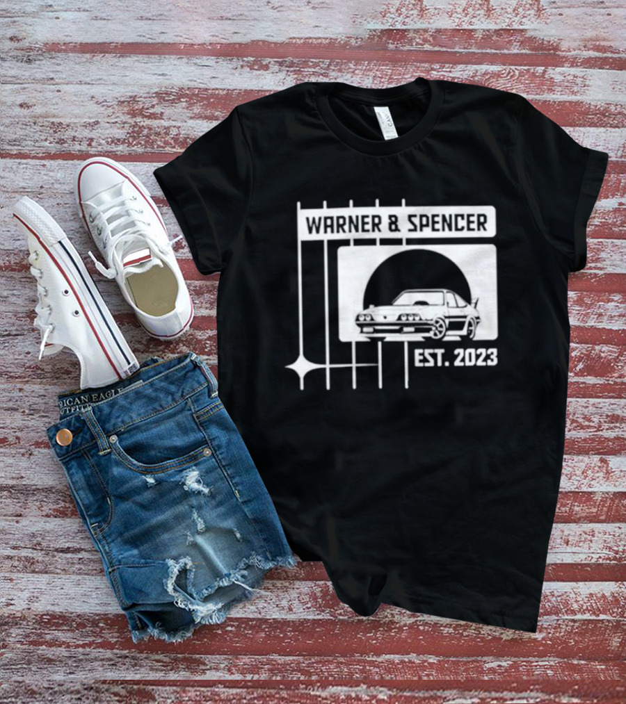 Warner And Spencer Est 2023 Classic Car T-Shirt