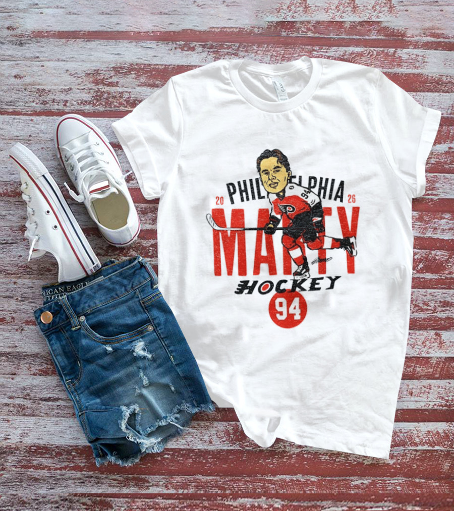 Philadelphia Hockey Porter Martone 94 NHL T-Shirt