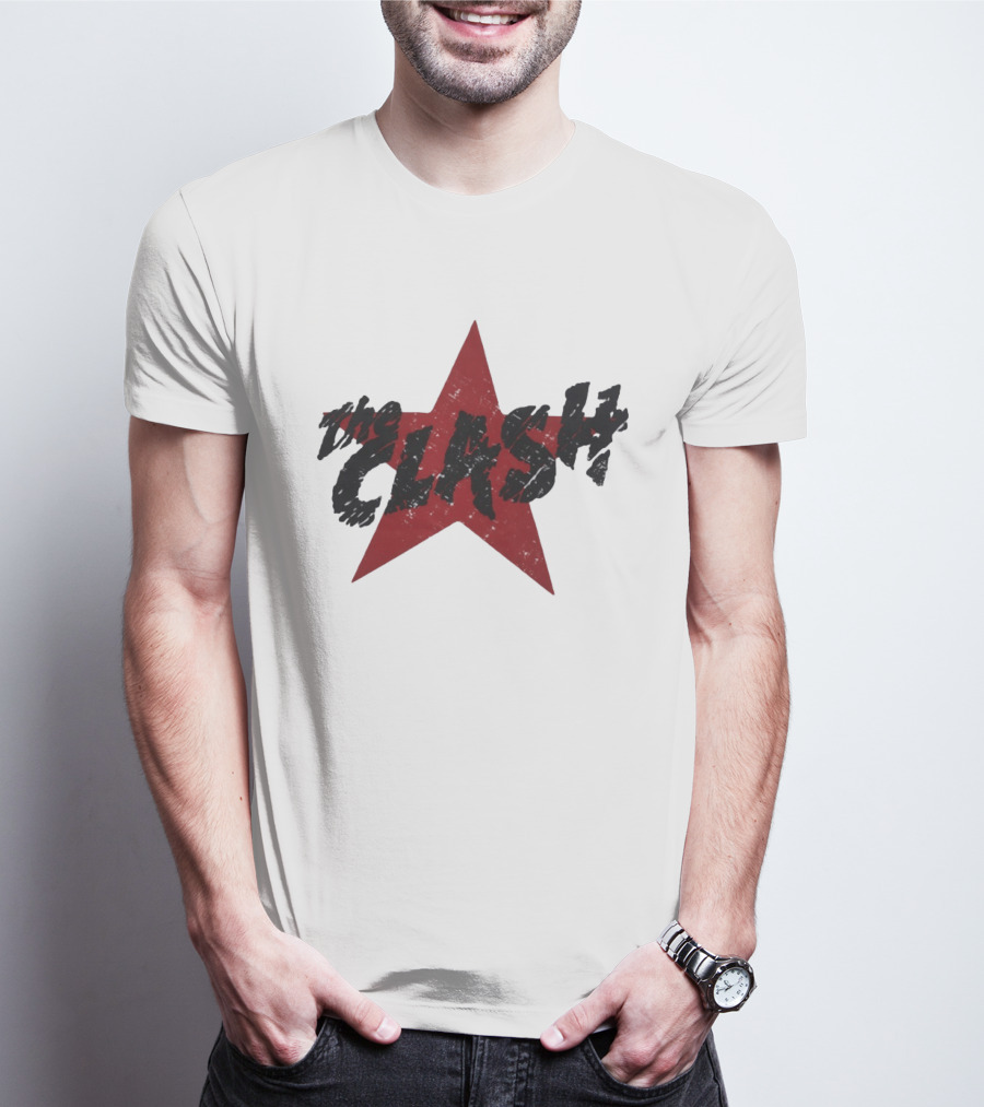 The Clash Red Star Vintage Punk T-Shirt