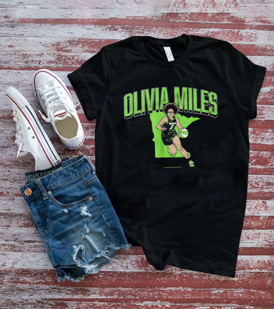 Olivia Miles Minnesota Lynx Basketball Star T-Shirt