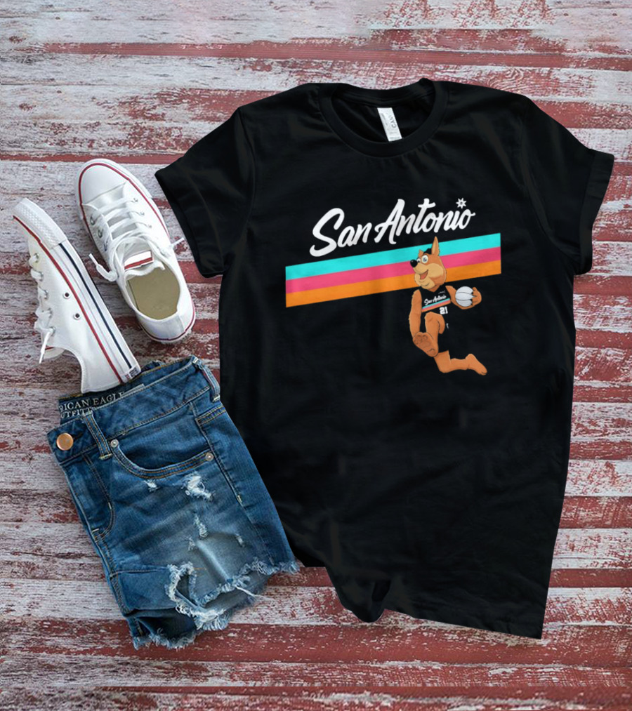 San Antonio Spurs Coyote NBA Basketball 2026 T-Shirt