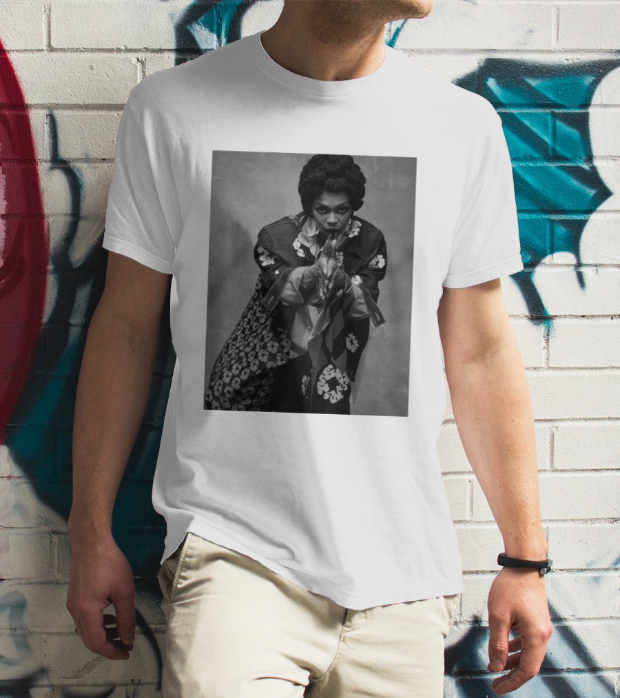 Denim Tears Ms. Lauryn Hill Iconic Style Photo T-Shirt