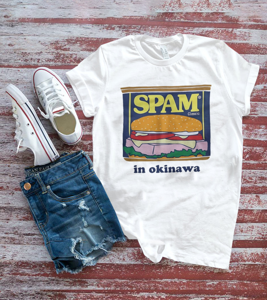 Hamburger Spam Classic In Okinawa T-Shirt