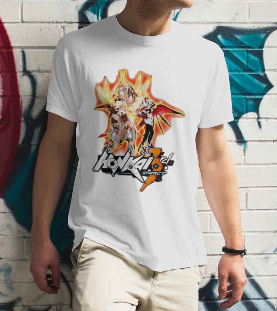 Honkai Impact 3rd HoYoverse Flame Armor Characters T-Shirt