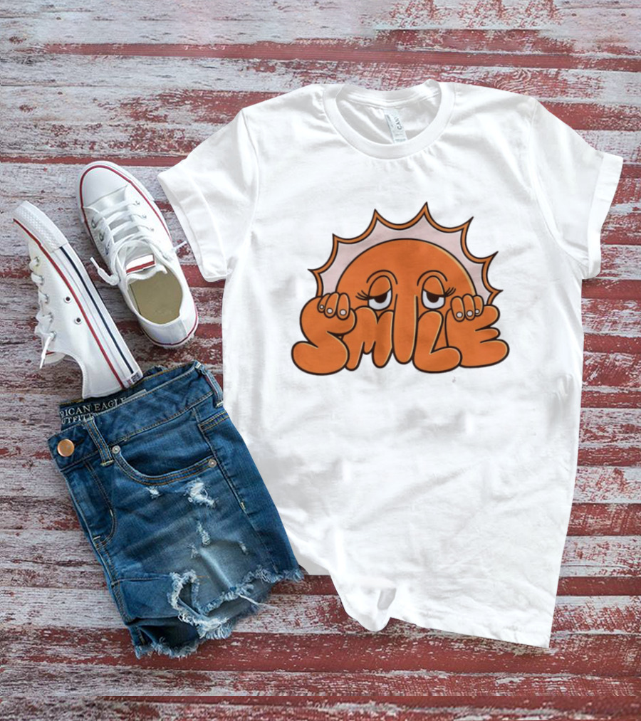 Smile Big Bud Press 5th Anniversary Sun T-Shirt