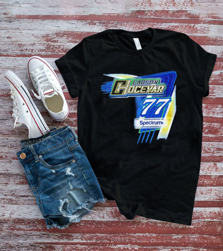 Carson Hocevar #77 Spectrum Racing Nascar T-Shirt