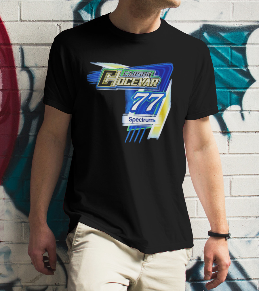 Carson Hocevar #77 Spectrum Racing Nascar T-Shirt