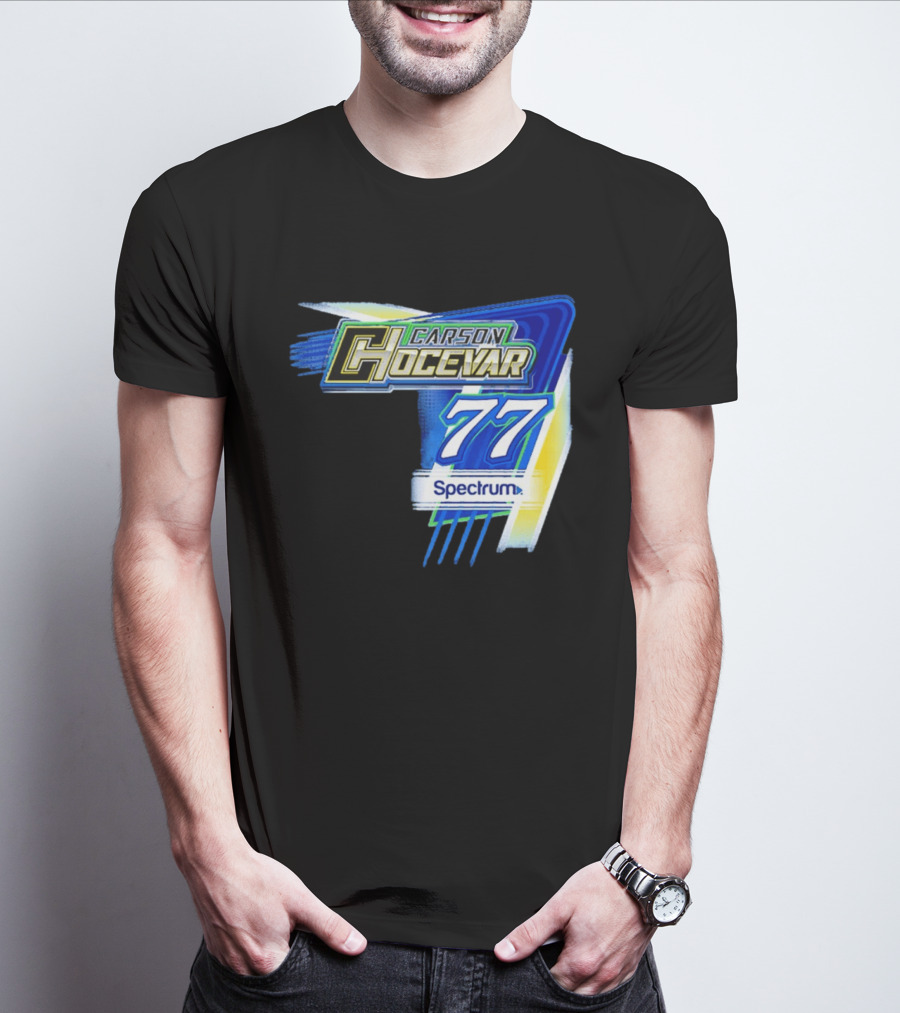 Carson Hocevar #77 Spectrum Racing Nascar T-Shirt