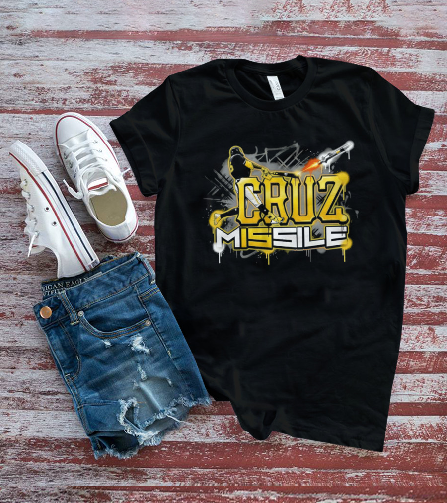 Cruz M15sile O'Neil Cruz Pittsburgh Pirates Baseball Graffiti T-Shirt
