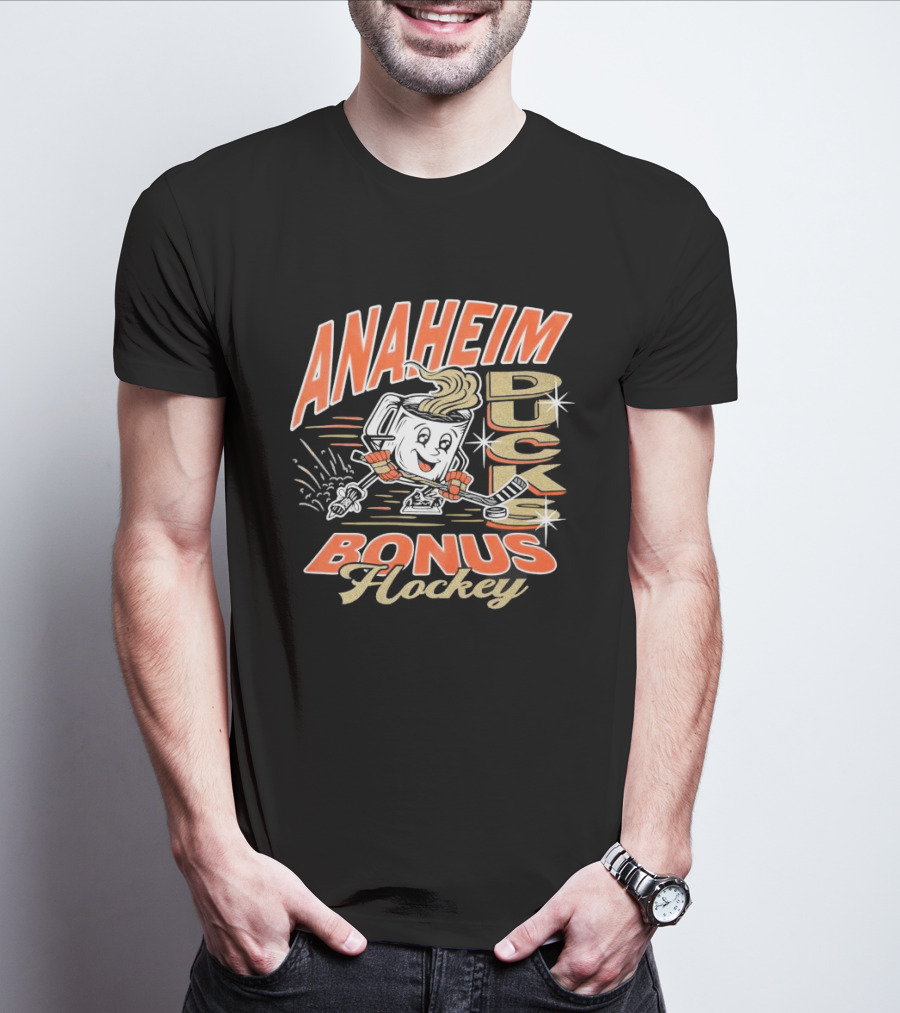 Anaheim Ducks Puck Bonus Hockey T-Shirt