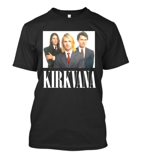 Kirkvana Nirvana Album Covers Suits Band Members T-Shirt