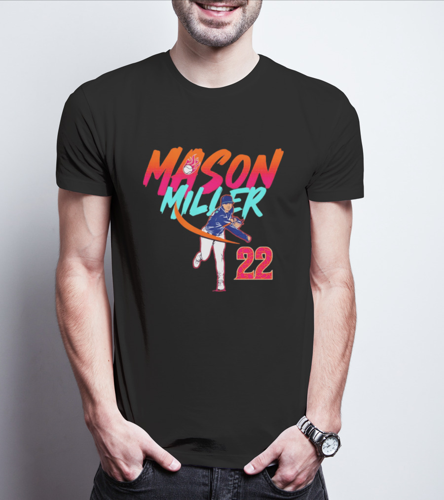 Mason Miller 22 San Diego Padres MLB City Edition 2026 Baseball Pitcher T-Shirt