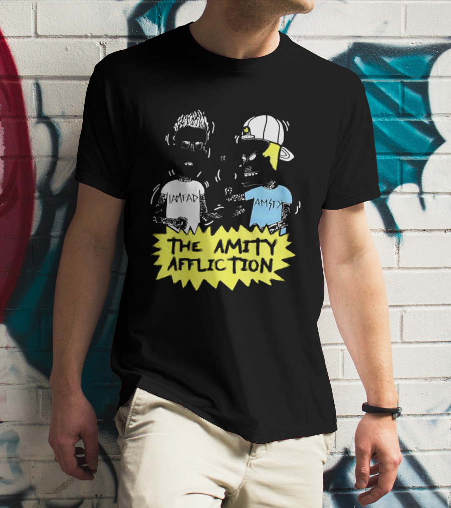The Amity Affliction Beavis Butt Head T-Shirt