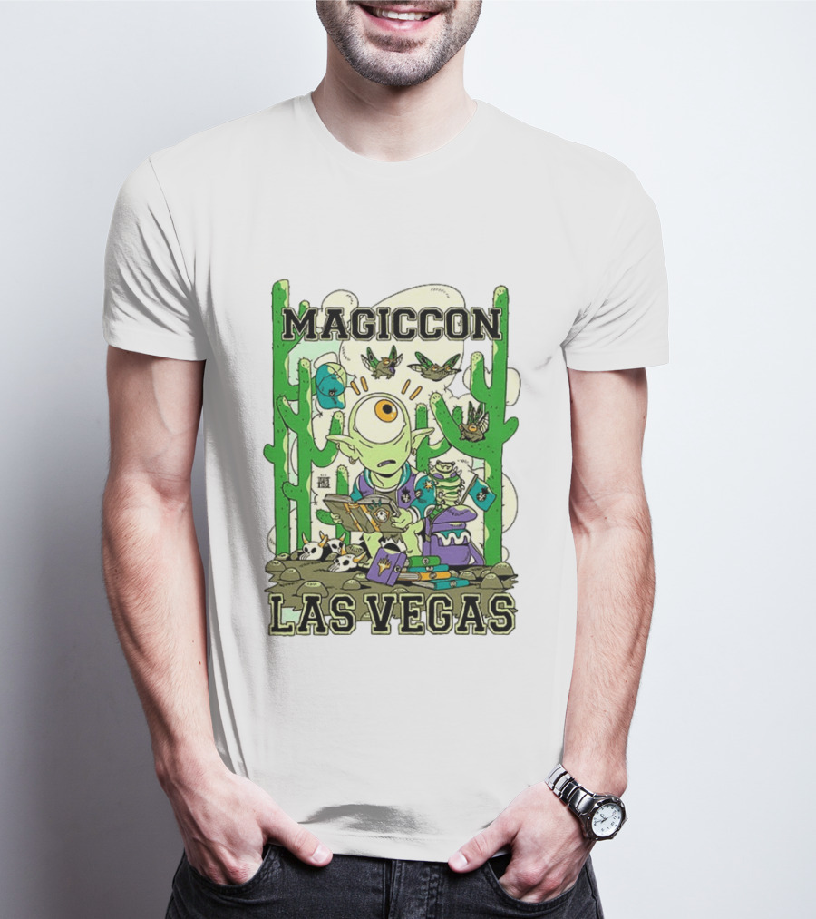 Magiccon Las Vegas One Eyed Alien Cactus Adventure T-Shirt